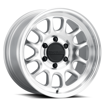 Raceline Wheels - 17X8.5 Raceline 958Mc-Rogue Machined Cc  - 5X127  4.75"BS