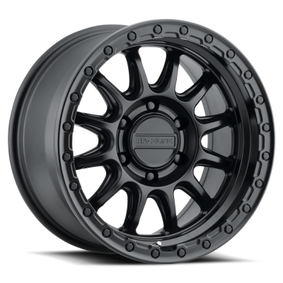 Raceline Wheels - 17X8.5 Raceline 960B-Alpha Satin Black  - 5X150  6.13"BS