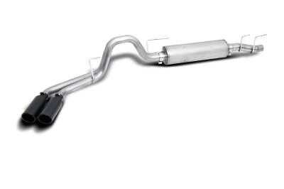 Gibson Performance - Gibson Performance 69225B Black Elite Cat-Back Dual Sport Exhaust System