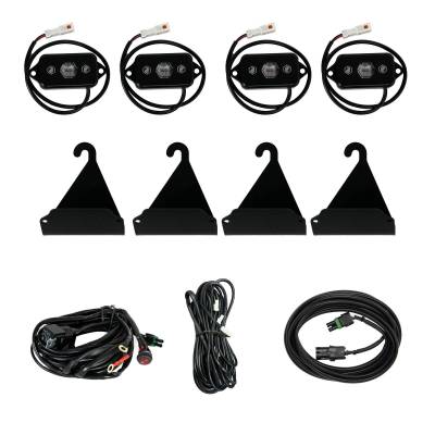 Baja Designs - Baja Designs Bed Rail Cargo Light Kit Red For 05-25 Toyota Tacoma 07-25 Toyota Tundra Baja Designs