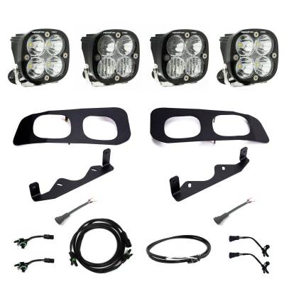 Baja Designs - Baja Designs Ford Super Duty 2023-On  Dual Pro Fog Pocket Upfitter Kit Baja Designs