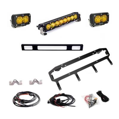 Baja Designs - Baja Designs S8 10 Inch S2 Pro Grille Light Replacement Kit 2025-On Toyota 4Runner TRD Pro Baja Amber Baja Designs