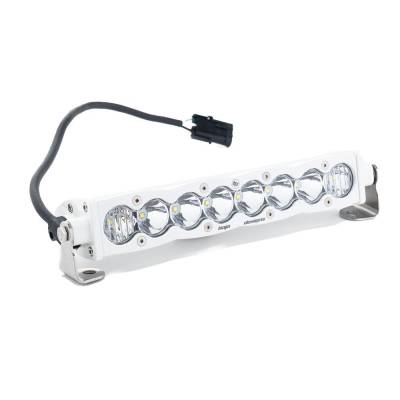 Baja Designs - Baja Designs S8 White Straight LED Light Bar (10 Inch; Driving/Combo; Clear) Baja Designs