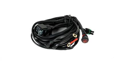 Baja Designs - Baja Designs Squadron/S2/S1 On/Off 2-Pin Single Light Wiring Harness Baja Designs