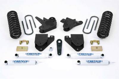 Fabtech - Fabtech K2100 Basic Lift System w/Shocks