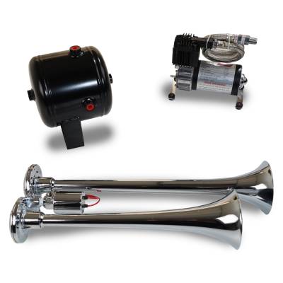 Kleinn Automotive Air Horns - Kleinn Automotive Air Horns HK2 Pro Blaster Dual Horn Kit