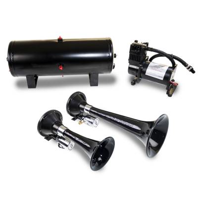 Kleinn Automotive Air Horns - Kleinn Automotive Air Horns HK5 Pro Blaster Dual Horn Kit