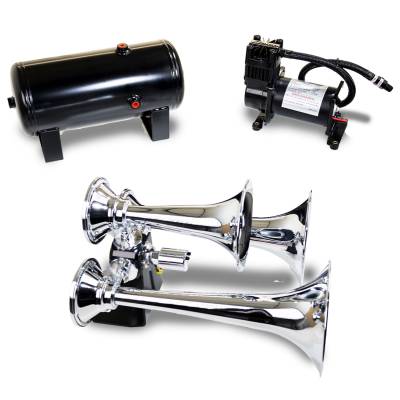Kleinn Automotive Air Horns - Kleinn Automotive Air Horns HK6 Pro Blaster Triple Horn Kit
