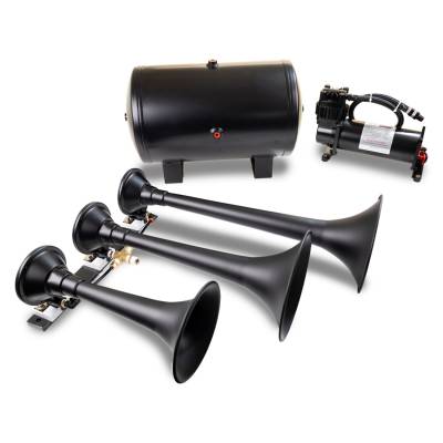 Kleinn Automotive Air Horns - Kleinn Automotive Air Horns HK9 Pro Blaster Triple Horn Kit
