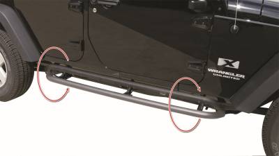 Rampage - Rampage 88732 Side Bar Retractable RockerGuard Step