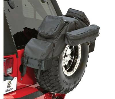 Bestop - Bestop 54135-35 RoughRider Spare Tire Organizer - Jeep Wrangler YJ
