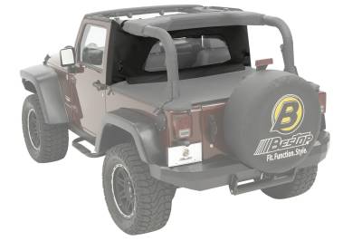 Bestop - Bestop 80033-15 Windjammer Wraparound Wind Screen - Jeep Wrangler TJ