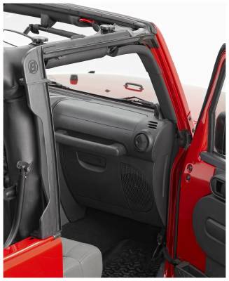 Bestop - Bestop 55011-01 Door Surrounds - Jeep Wrangler JK