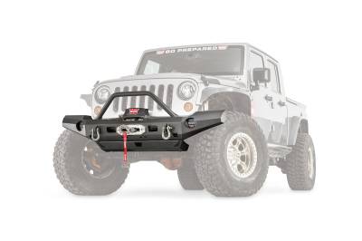 Warn - WARN Elite Front Bumper Jeep JK With Grille Guard