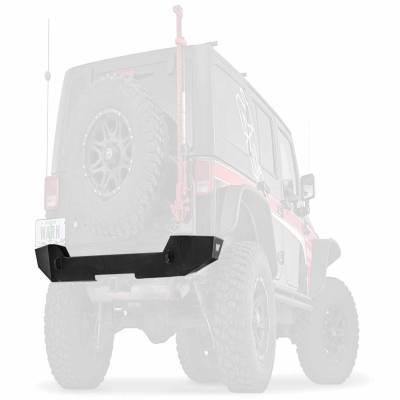 Warn - WARN Elite Rear Bumper Jeep JK For Tire Carrier