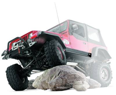 Warn - WARN Rock Sliders Jeep Lj