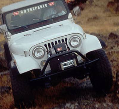 Warn - WARN Foot Forward / Upright Winch Mounting Plate Kit For Jeep TJ/Lj