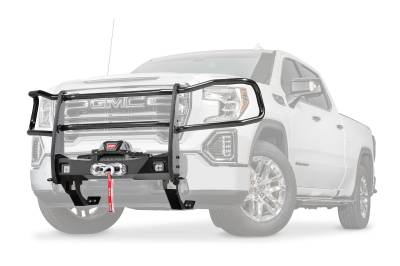 Warn - WARN Trans4Mer Grille Guard Kit - Sierra 1500 Full Guard