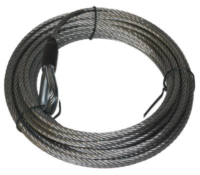 Warn - WARN Wire Rope Assembly 3/16 Inch Diameter X 35 Foot Length