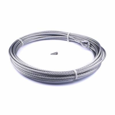 Warn - WARN Wire Rope Assembly 3/8 Inch Diameter X 80 Foot Length