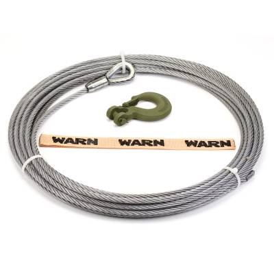 Warn - WARN Wire Rope Assembly 7/16 Inch Diameter X 75 Foot
