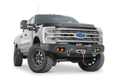 Warn - WARN Ascent Bumper Without Guard Ford Super Duty