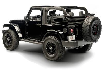 Bestop - Bestop 94600-17 eTop Squareback Soft Top - Jeep Wrangler JK