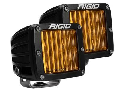 Rigid Industries - RIGID SAE D2 PRO YELLOW FOG LGHT PR