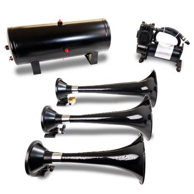 Kleinn Automotive Air Horns - Kleinn Automotive Air Horns HK7 Pro Blaster Triple Horn Kit