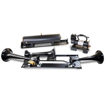 Kleinn Automotive Air Horns - Kleinn Automotive Air Horns SDKIT17-230 Onboard Air System w/Horns