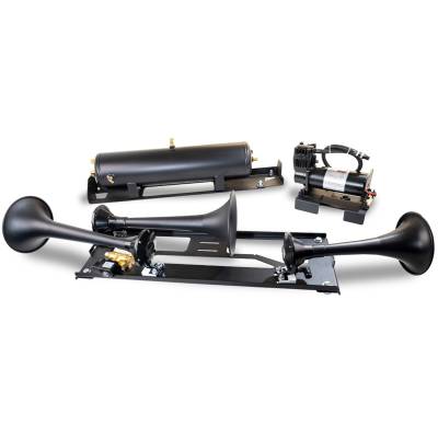 Kleinn Automotive Air Horns - Kleinn Automotive Air Horns SDKIT17-734 Onboard Air System w/Horns