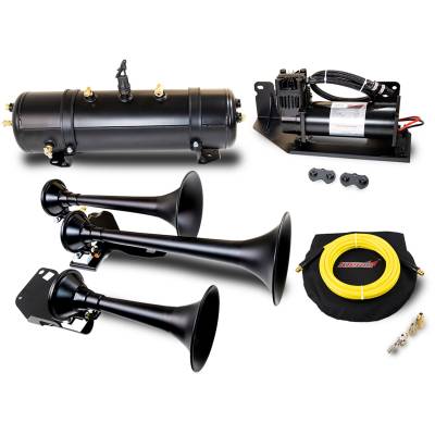 Kleinn Automotive Air Horns - Kleinn Automotive Air Horns RPTR-734 Onboard Air System w/Horns