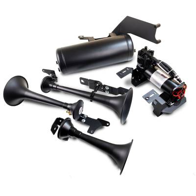 Kleinn Automotive Air Horns - Kleinn Automotive Air Horns TRX21-734 Onboard Air System w/Horns
