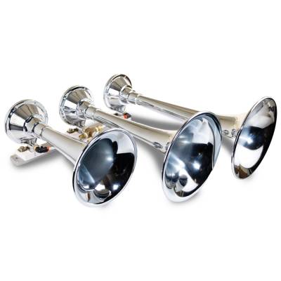Kleinn Automotive Air Horns - Kleinn Automotive Air Horns 630 Chrome Triple Horn