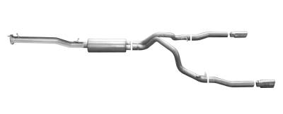 Gibson Performance - Gibson Performance 5651 Cat-Back Dual Split Exhaust System