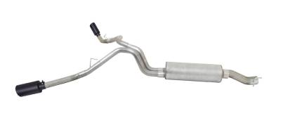 Gibson Performance - Gibson Performance 66567B Black Elite Cat-Back Dual Extreme Exhaust System