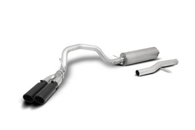 Gibson Performance - Gibson Performance 65697B Black Elite Cat-Back Dual Sport Exhaust System