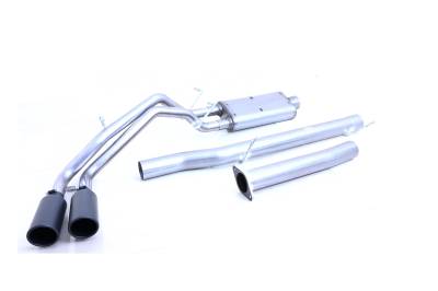 Gibson Performance - Gibson Performance 65588B Black Elite Cat-Back Dual Sport Exhaust System