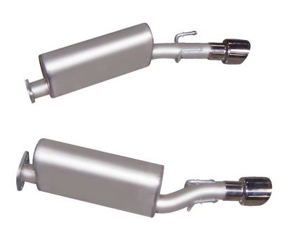 Gibson Performance - Gibson Performance 618000 Axle Back Dual Exhaust System