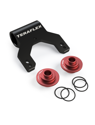 TeraFlex Suspension - TeraFlex Jeep Gladiator JT Uinta Bike Mount complete w/Mount Bracket and Spacers-20mm x 100/110