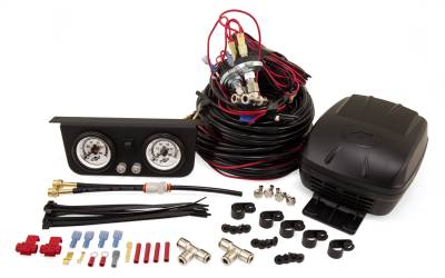 Air Lift - Air Lift  COMPRESSOR KIT DUAL GUAGE