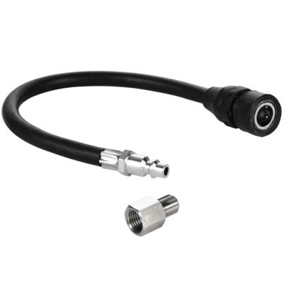 Bulldog Winch - Bulldog Adapter Hose for Part Number 41000 12 Inch Rubber to Style M Quick Connect