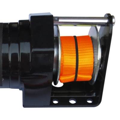 Bulldog Winch - Bulldog Winch Strap 1.5 x 30 Inch Replacement For 15021R2 Nylon Orange