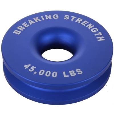 Bulldog Winch - Bulldog 6.25 Inch Recovery Pulley 45,000 Breaking Strength for Synthetic Rope