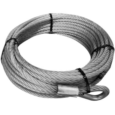 Bulldog Winch - Bulldog Wire Rope 9.1mm x 50 Foot Replacement for 10061