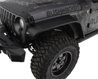 Bushwacker - Bushwacker 10101-07 Flat Style Fender Flares