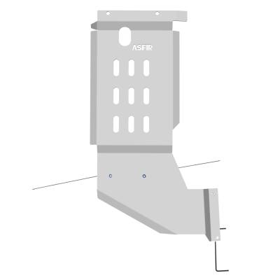 Asfir 4x4 - Asfir 4x4 Transmission & Transfer Case Skid Plate - Jeep Liberty KK 08-12 / Dodge Nitro 07-12