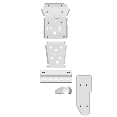 Asfir 4x4 - Asfir 4x4 Toyota Tacoma 3rd Gen Skid Plate System - 2016-2023