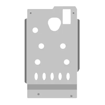 Asfir 4x4 - Asfir 4x4 Silverado & Sierra 1500 Transmission Skid Plate 18+