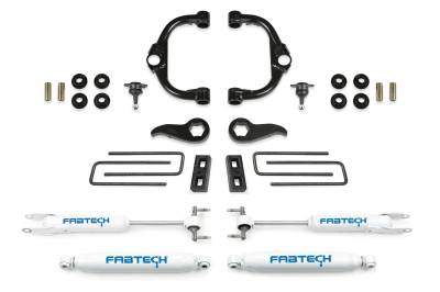 Fabtech - Fabtech K1179 Ball Joint UCA Lift System w/Shocks